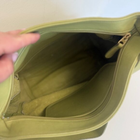 vintage coach bag #4161 green color leather bag - Picture 11 of 11